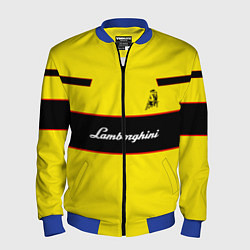Бомбер мужской Lamborghini Style, цвет: 3D-синий