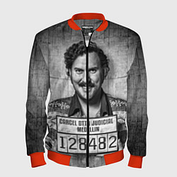 Бомбер мужской Пабло Эскобар, цвет: 3D-красный