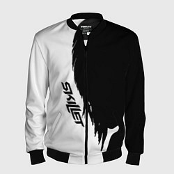 Бомбер мужской Skillet Shadow, цвет: 3D-черный