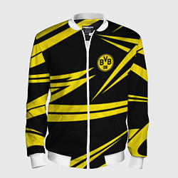 Бомбер мужской FC Borussia: BVB Sport, цвет: 3D-белый
