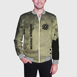 Бомбер мужской Breaking Benjamin, цвет: 3D-меланж — фото 2