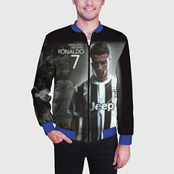 Бомбер мужской RONALDO 7, цвет: 3D-синий — фото 2