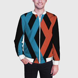 Бомбер мужской Darling in the Franxx, цвет: 3D-белый — фото 2