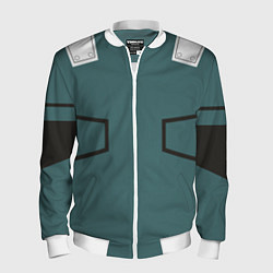 Бомбер мужской MHA IZUKU MIDORIYA, цвет: 3D-белый