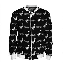 Мужской бомбер GUSSI: Black Pattern