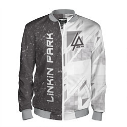 Бомбер мужской Linkin Park: Grey Form, цвет: 3D-меланж