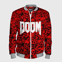 Бомбер мужской DOOM: Blooded Skuls, цвет: 3D-меланж