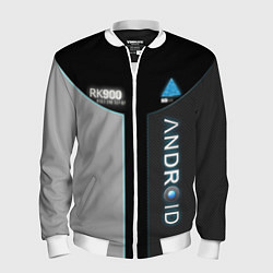 Бомбер мужской Detroit: Android RK900, цвет: 3D-белый
