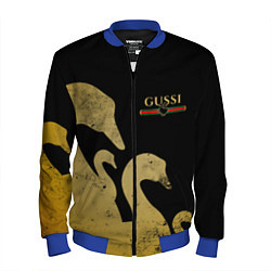 Бомбер мужской GUSSI: Gold Edition, цвет: 3D-синий