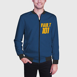 Бомбер мужской VAULT 101, цвет: 3D-черный — фото 2