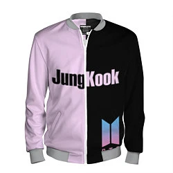 Бомбер мужской BTS Jung Kook, цвет: 3D-меланж