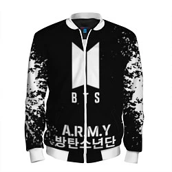 Бомбер мужской BTS ARMY, цвет: 3D-белый