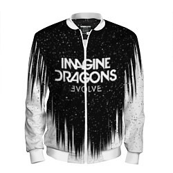 Бомбер мужской IMAGINE DRAGONS, цвет: 3D-белый