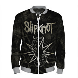 Бомбер мужской Slipknot goat, цвет: 3D-меланж