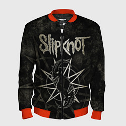 Бомбер мужской Slipknot goat, цвет: 3D-красный