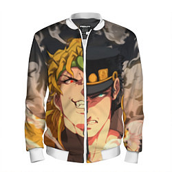 Бомбер мужской Dio Brando x Jotaro, цвет: 3D-белый