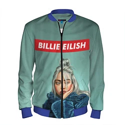Бомбер мужской Billie Eilish, цвет: 3D-синий
