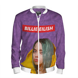 Бомбер мужской Billie Eilish, цвет: 3D-белый