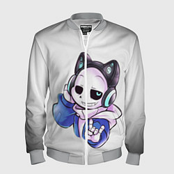 Бомбер мужской UNDERTALE, цвет: 3D-меланж