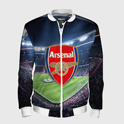 Бомбер мужской FC Arsenal, цвет: 3D-белый