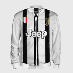 Бомбер мужской Juventus home 20-21, цвет: 3D-белый