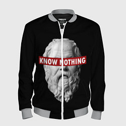 Бомбер мужской Ничего Не Знаю, цвет: 3D-меланж