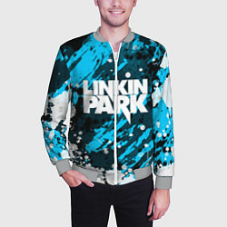 Бомбер мужской Linkin Park, цвет: 3D-меланж — фото 2