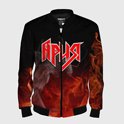Бомбер мужской АРИЯ, цвет: 3D-черный