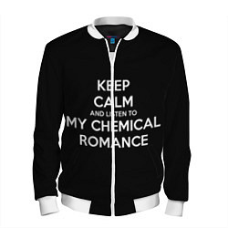 Бомбер мужской My chemical romance, цвет: 3D-белый