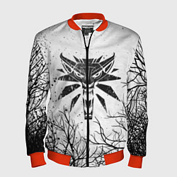 Бомбер мужской ВЕДЬМАК, цвет: 3D-красный