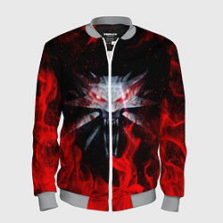 Бомбер мужской ВЕДЬМАК, цвет: 3D-меланж