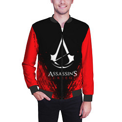 Бомбер мужской Assassin’s Creed, цвет: 3D-черный — фото 2