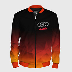 Бомбер мужской AUDI, цвет: 3D-красный
