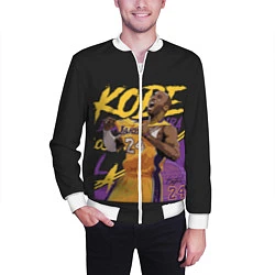 Бомбер мужской Kobe Bryant, цвет: 3D-белый — фото 2