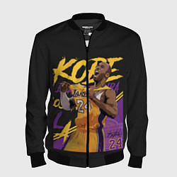 Бомбер мужской Kobe Bryant, цвет: 3D-черный