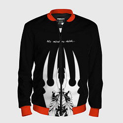 Бомбер мужской Hollow Knight, цвет: 3D-красный