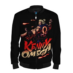 Бомбер мужской Kenny Omega Street Fighter, цвет: 3D-черный