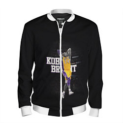 Бомбер мужской Kobe Bryant, цвет: 3D-белый