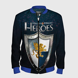 Бомбер мужской Heroes of Might and Magic, цвет: 3D-синий