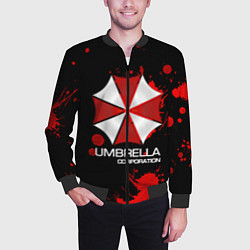 Бомбер мужской UMBRELLA CORP, цвет: 3D-черный — фото 2