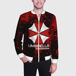 Бомбер мужской UMBRELLA CORP, цвет: 3D-белый — фото 2