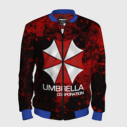 Бомбер мужской UMBRELLA CORP, цвет: 3D-синий