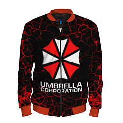 Бомбер мужской UMBRELLA CORPORATION, цвет: 3D-красный