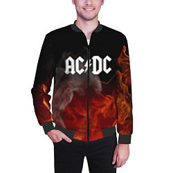 Бомбер мужской AC DC, цвет: 3D-черный — фото 2