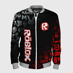Бомбер мужской ROBLOX, цвет: 3D-меланж