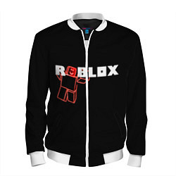Бомбер мужской Роблокс Roblox, цвет: 3D-белый