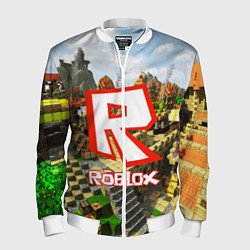 Бомбер мужской ROBLOX, цвет: 3D-белый
