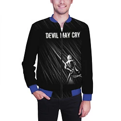 Бомбер мужской Devil May Cry, цвет: 3D-синий — фото 2