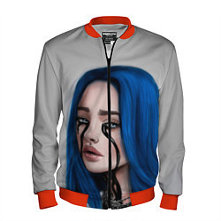 Бомбер мужской BILLIE EILISH, цвет: 3D-красный