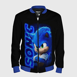 Бомбер мужской SONIC, цвет: 3D-синий